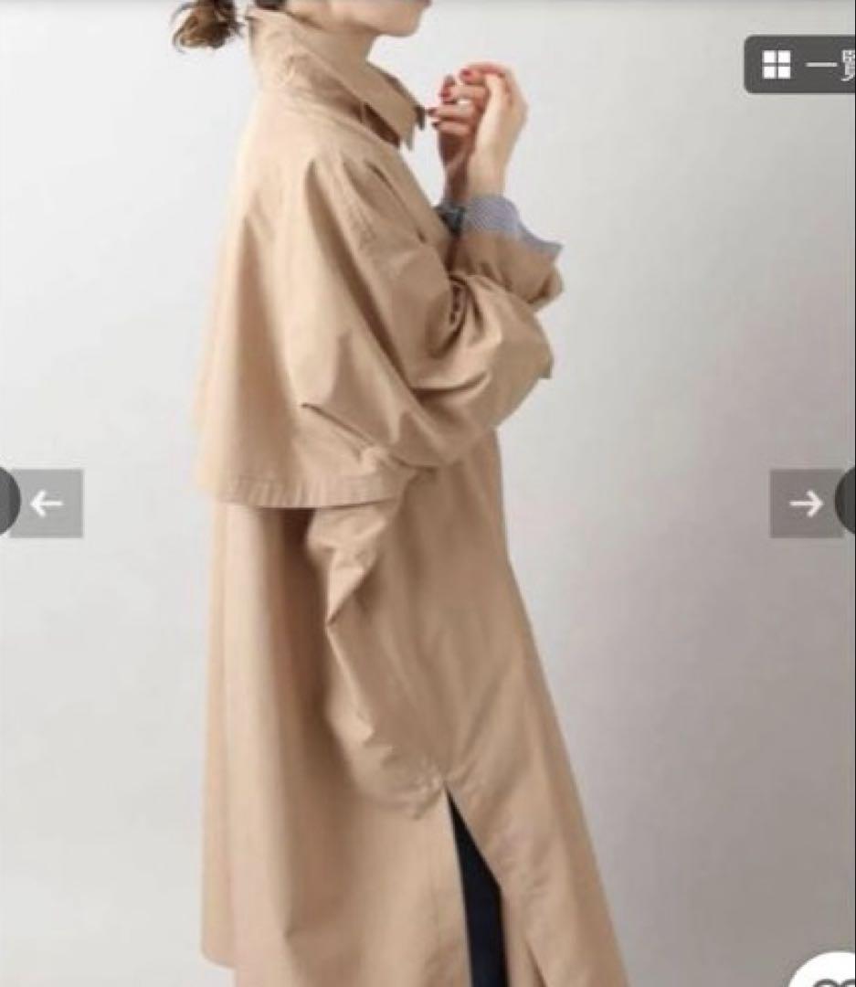 美品】IENA イエナ Pe/ポプリンオーバートレンチ コート