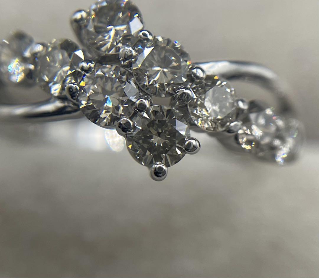 最終交渉可JA800★高級 ダイヤモンド1ct プラチナ リング