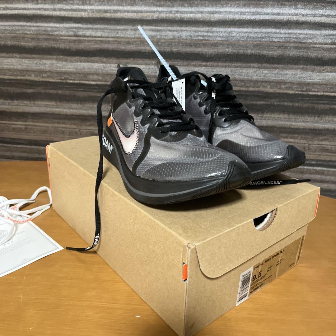 OFF-WHITE ×NIKE ZOOM FLY THE TEN 28.5新品