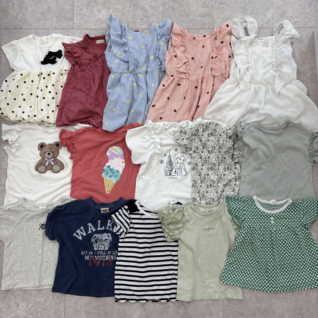 非常に高い品質 夏服 トップス 女の子服まとめ売り11点 100.110.120 メルカリ - トップス