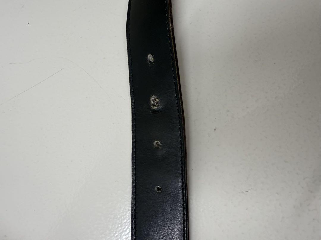 エルメス レザー ベルト ブラック ブラウン