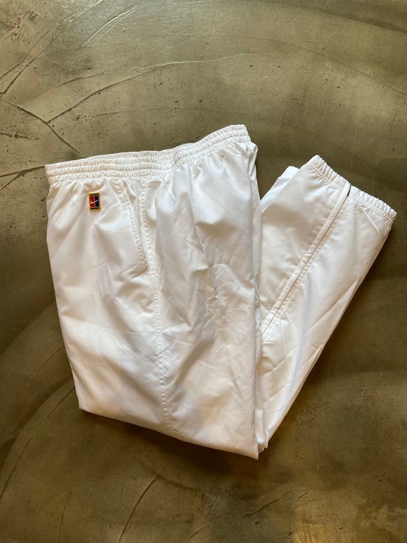デッドストックnikeナイキテニスvintageナイロンパンツ90'sナイキ