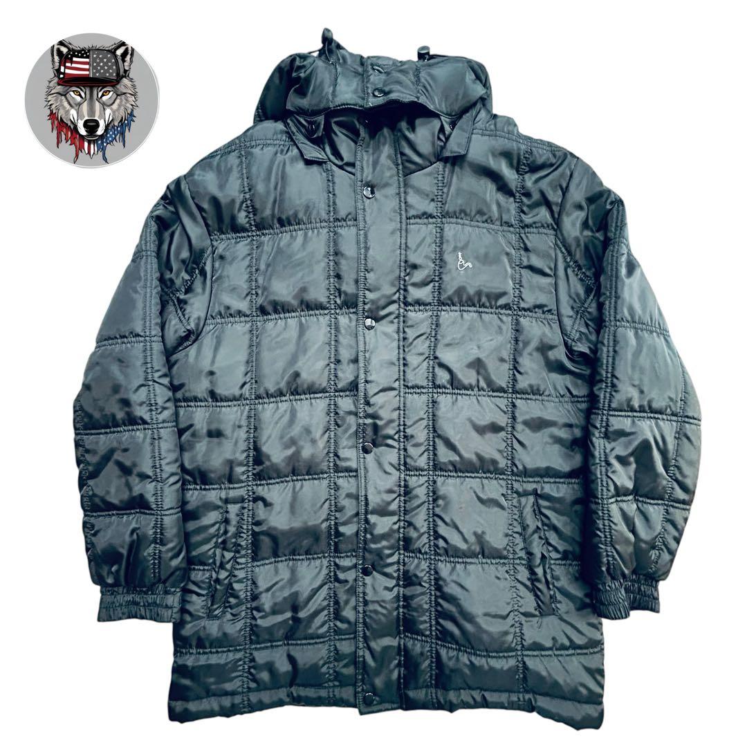 【TOROY】某ブランド激似中綿ジャケット Lサイズ ミドル丈　パイプデザイン