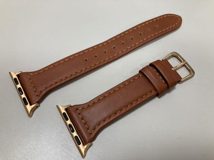 135円 価格 交渉 送料無料 レザーベルト アップルウォッチ38mm 40mm用 交換用 バンド