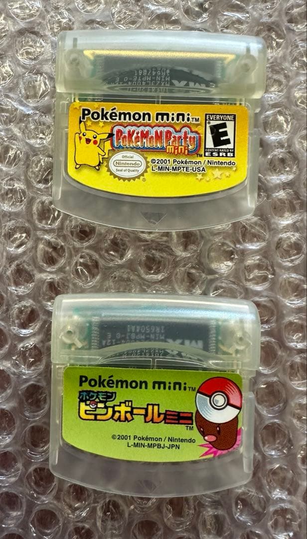 Pokémon mini 本体とゲームソフトセット