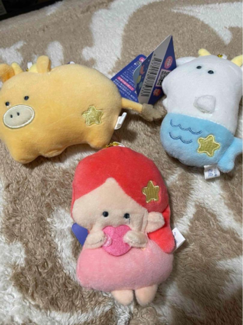 ぬいぐるみセット 星の飾り付き