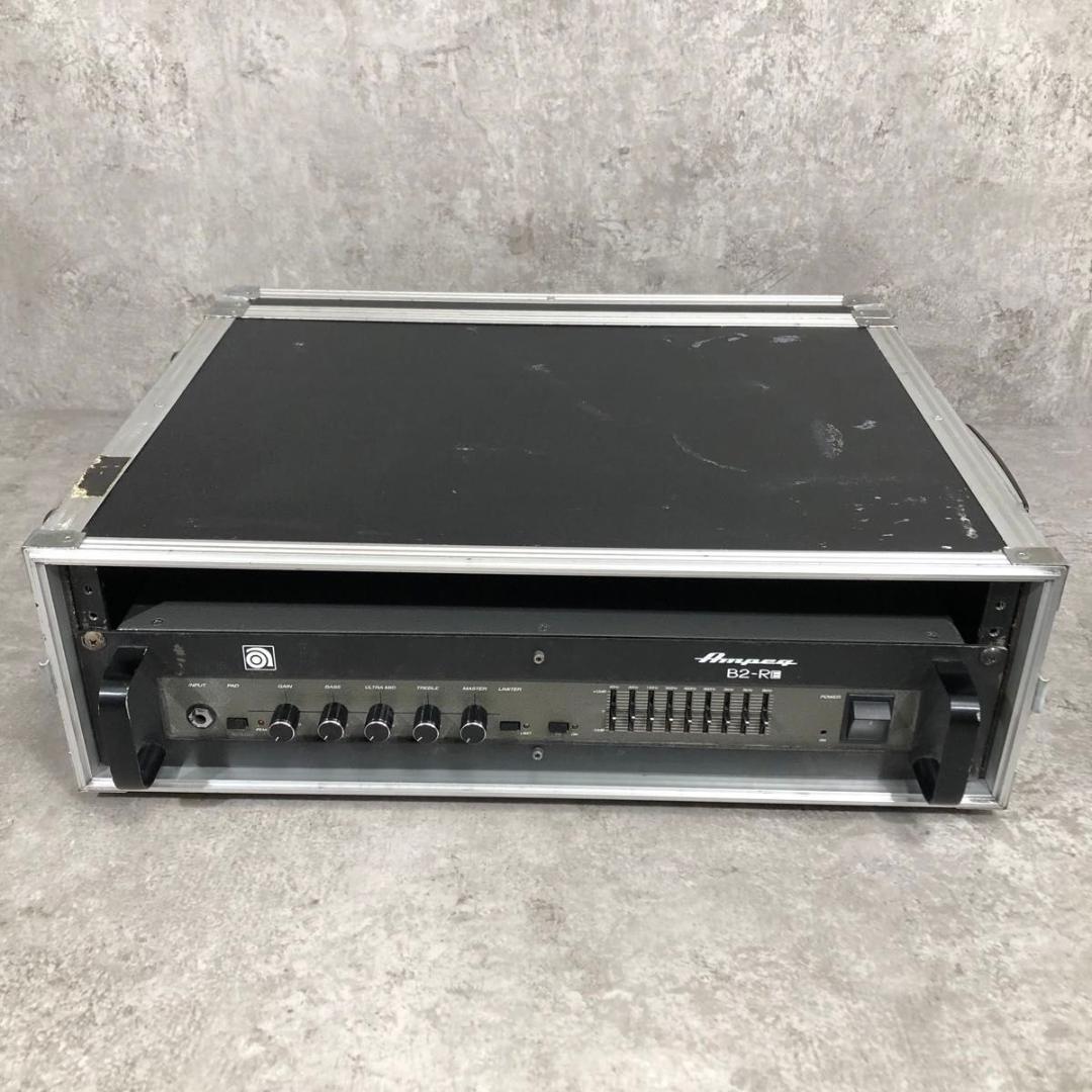 良品 ラックケース付き Ampeg B2-RE ベースアンプヘッド ヘッドアンプ