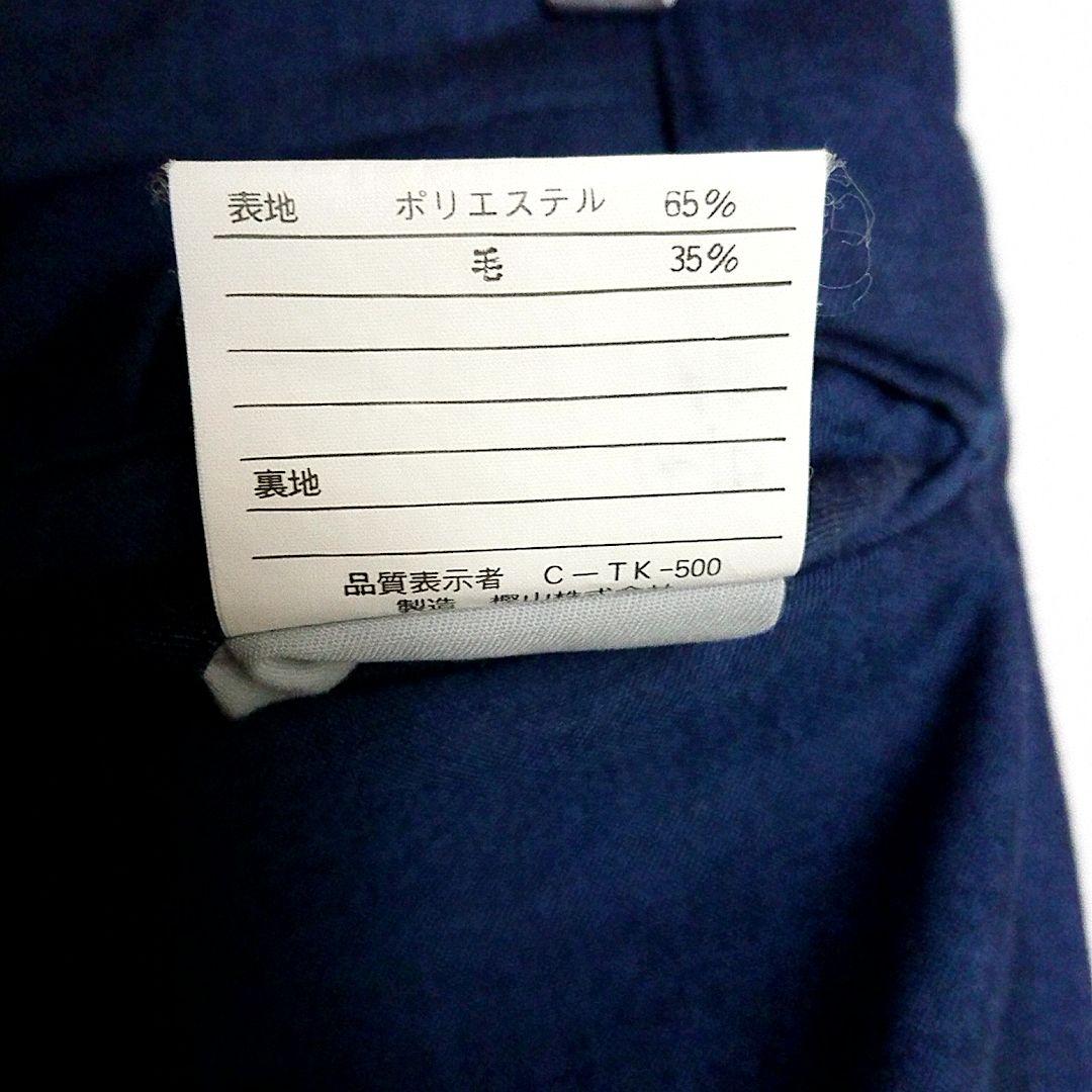 【セットアップ】スーツ ジャケット パンツ 背抜き 名前刺繍 青 メンズ