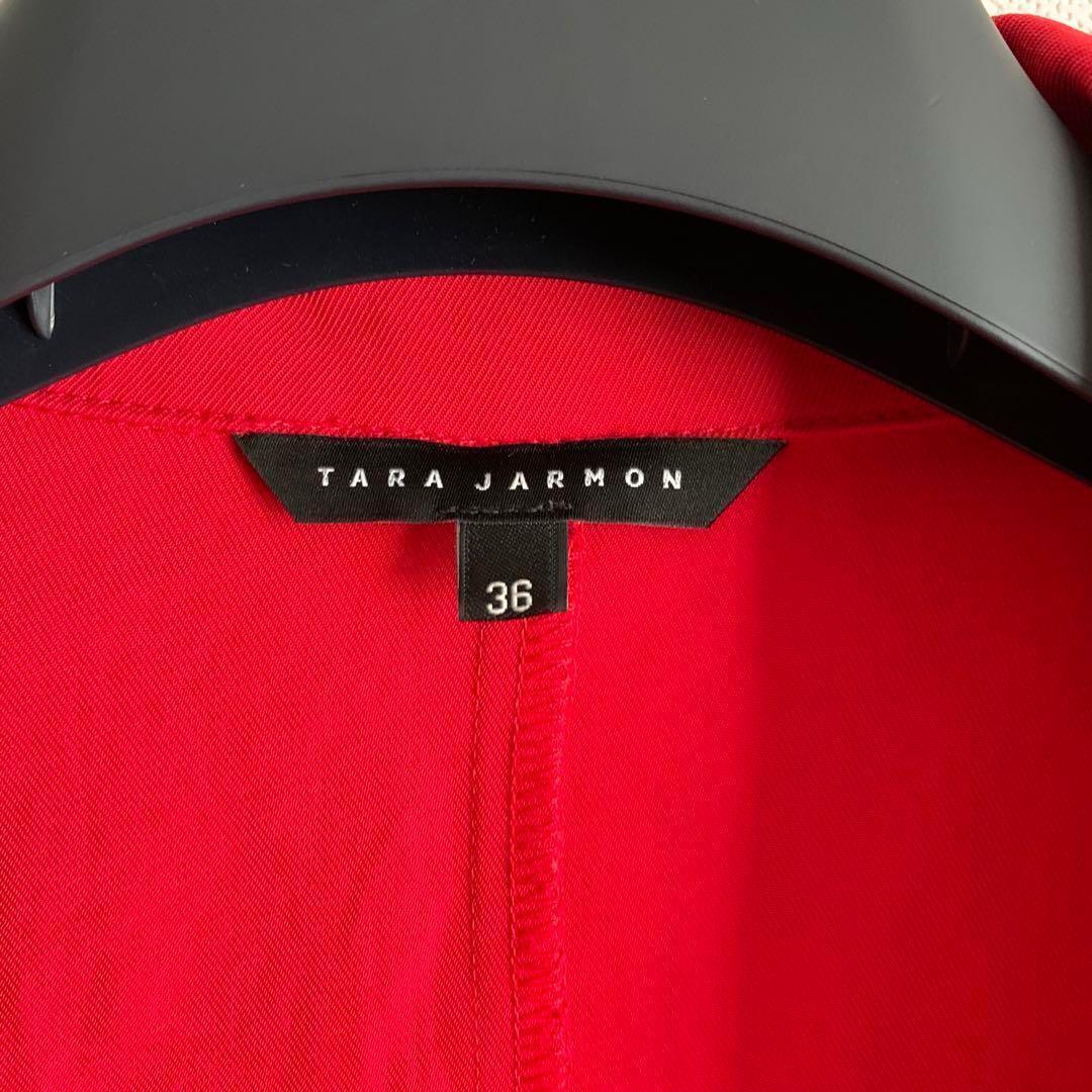【美品】タラジャーモン 36 コートミドル丈コート 希少 レッド 赤 画像3