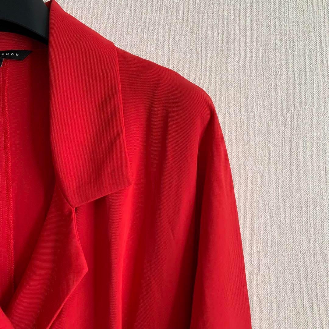 【美品】タラジャーモン 36 コートミドル丈コート 希少 レッド 赤 画像5