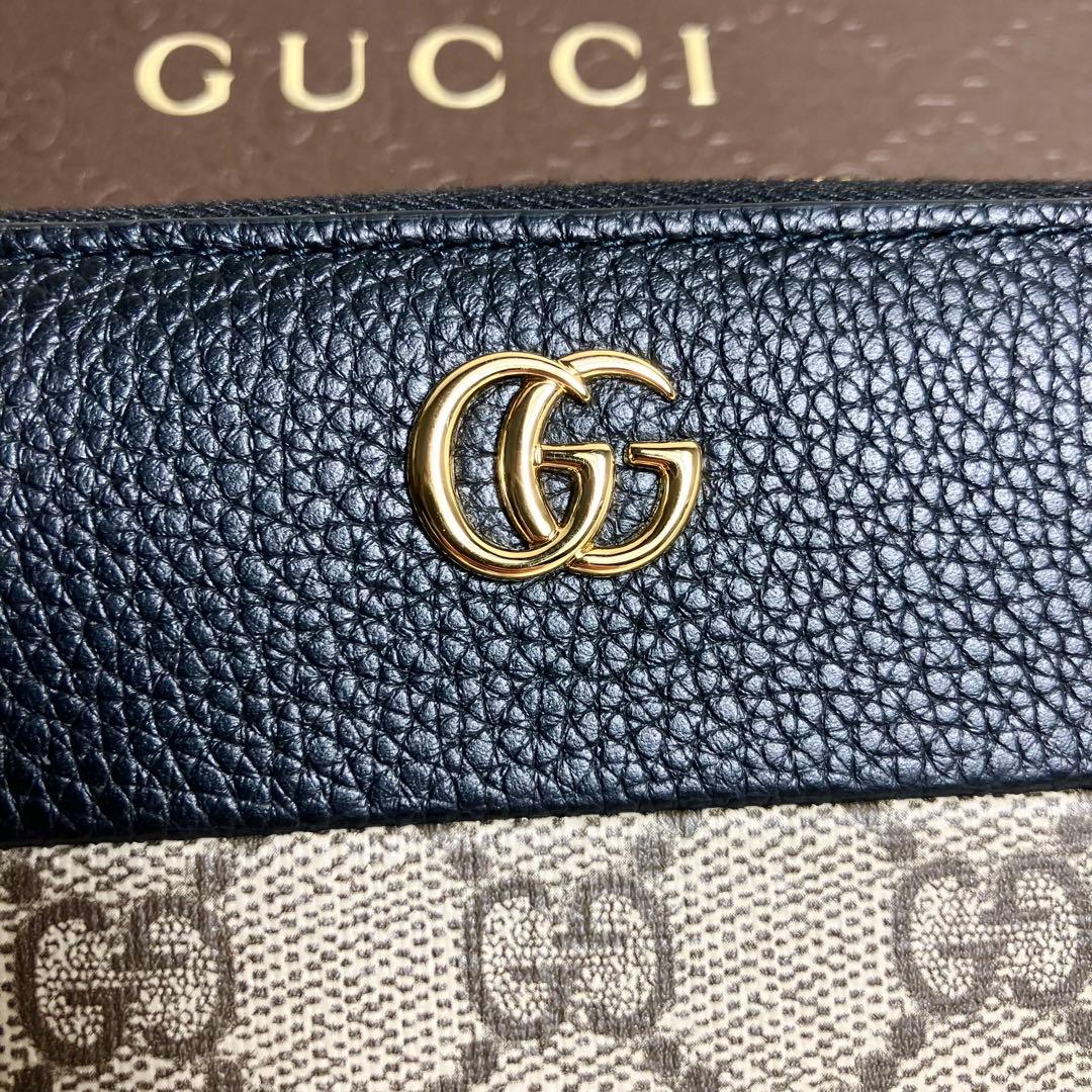 【未使用】 GGマーモント アラウンドジップ ロングウォレット 【未使用】 GGマーモント アラウンドジップ ロングウォレット