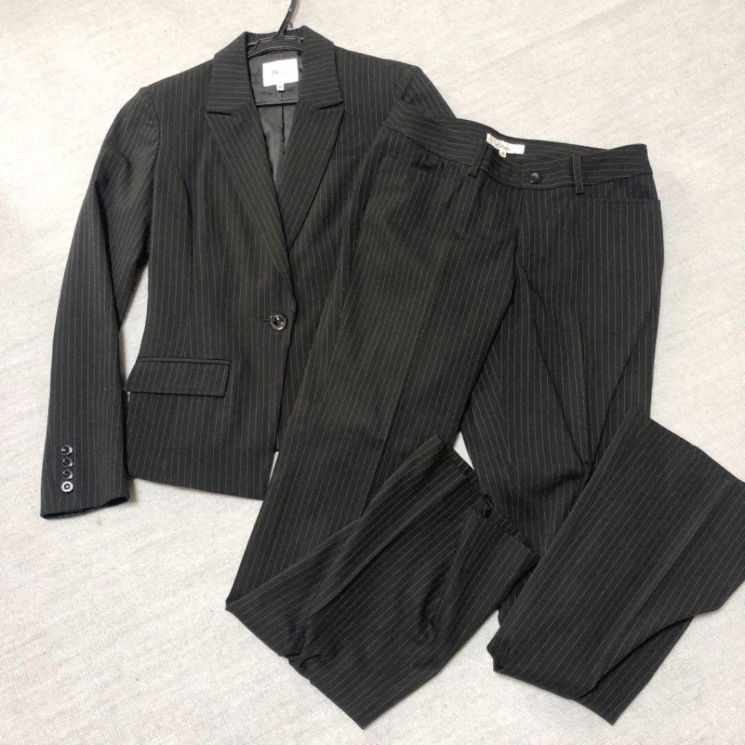 新品☆＆byP&Dストライプ柄パンツスーツ