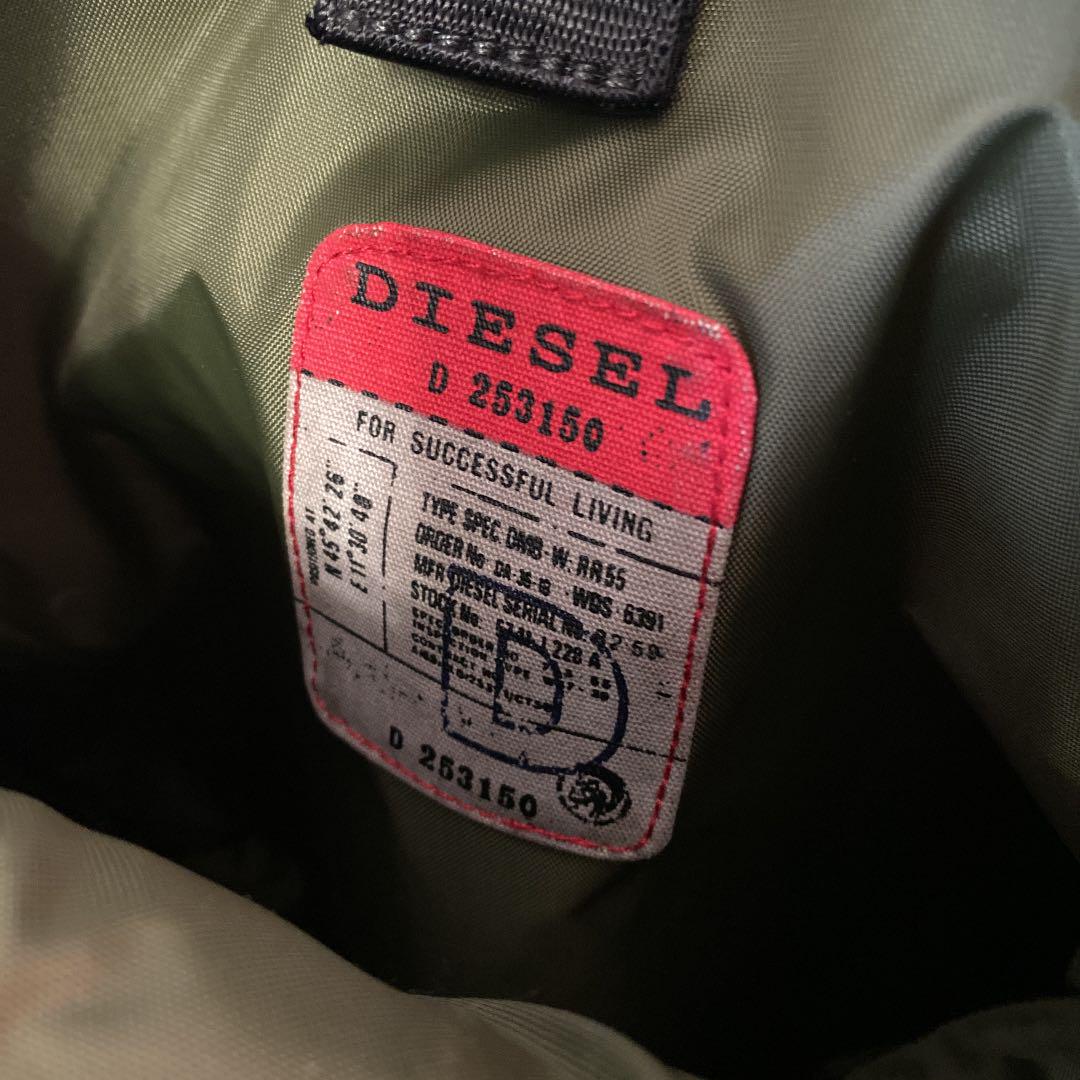 ください DIESEL ミリタリー 2wayショルダー トートバッグ J3qTH-m84018674606 ディーゼル ナイロン グをお