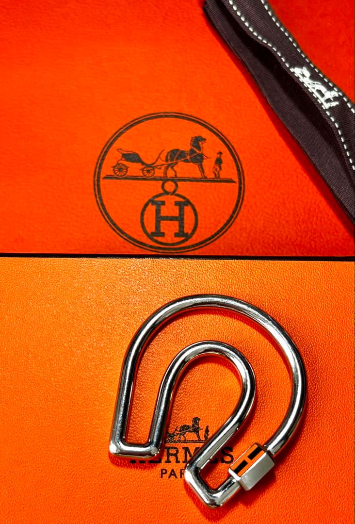 HERMES フェール・ア・シュヴァル カラビナキーリング／キーホルダー