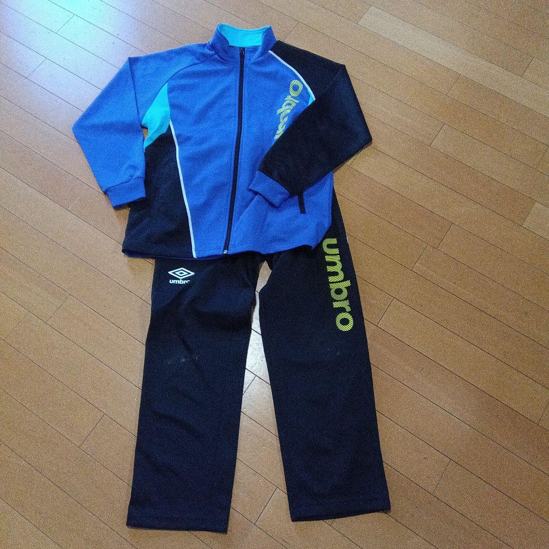 umbro ジャージ 上下セット 青・黒 - メルカリ