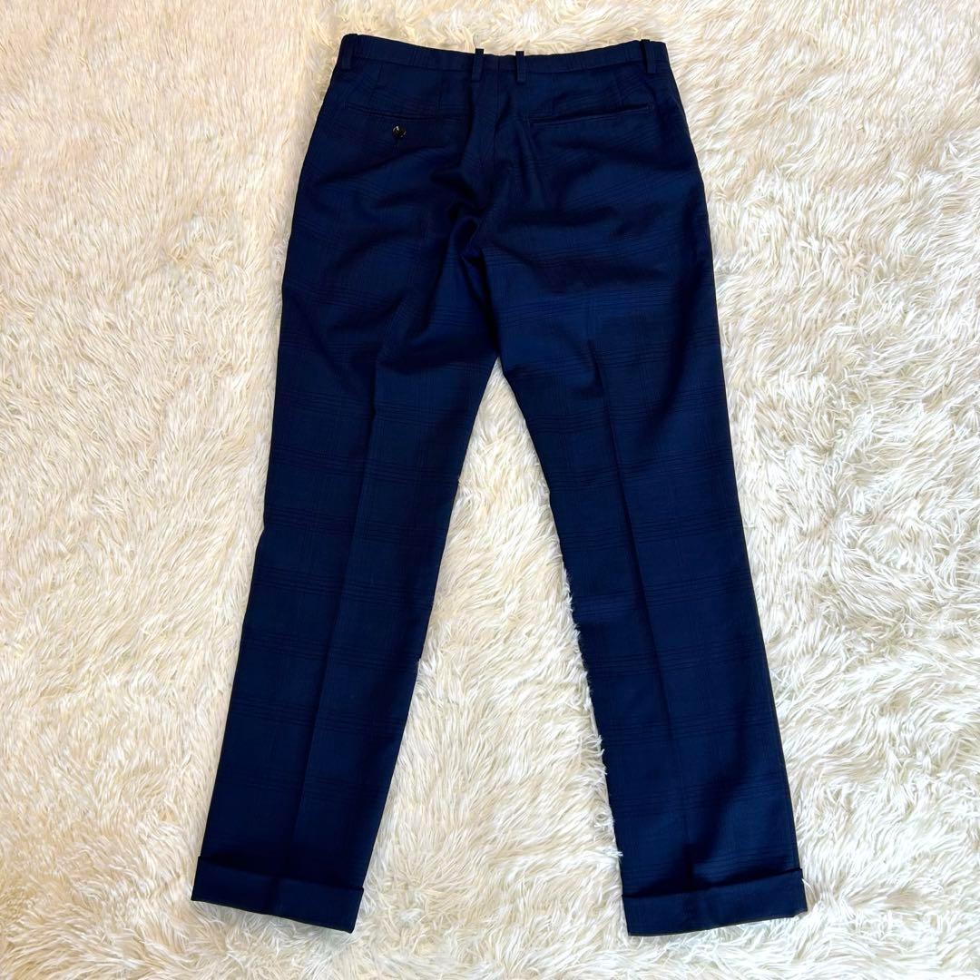 【3ピース】SUIT SELECT グレンチェック ネイビー ZEALAND M
