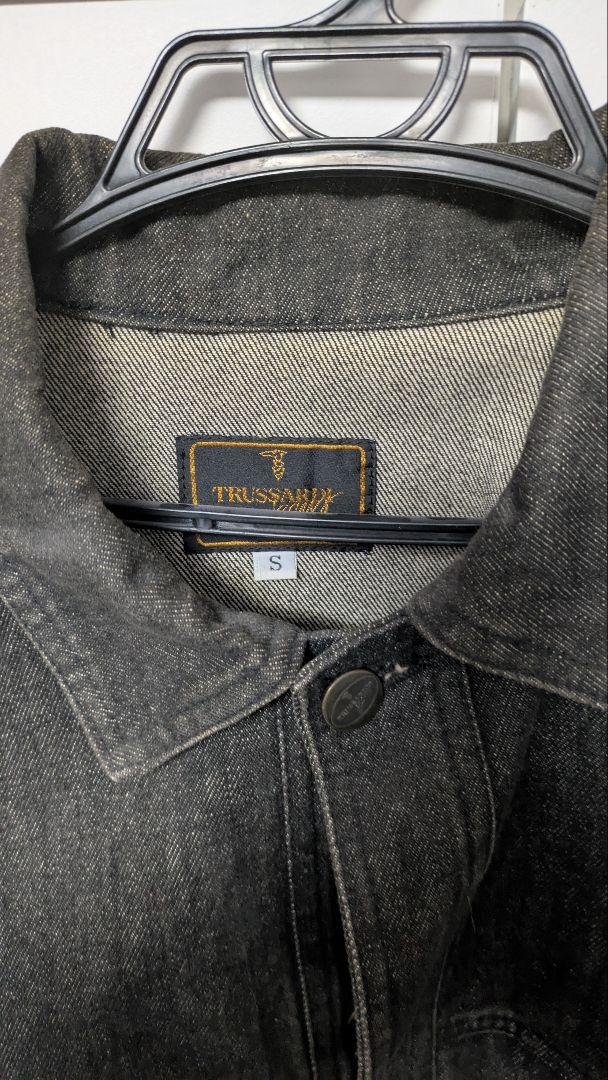 TRUSSARDI ダークグレー Gジャン Sサイズ