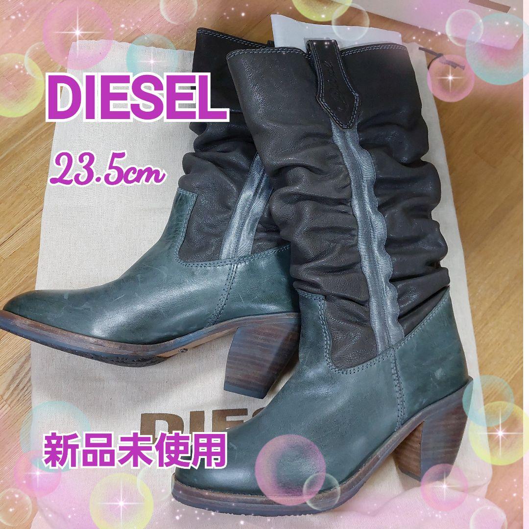 新品未使用】DIESEL ディーゼル レディース ブーツ 23.5cm 海外最新
