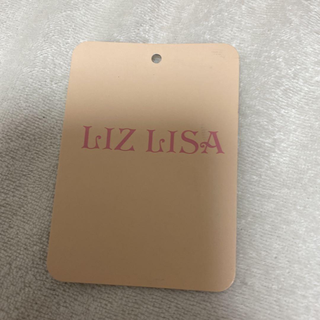 ビジューリボンカットアウトライクスカパン ブラック LIZLISA