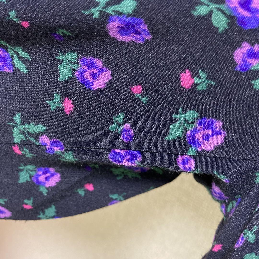 shizone PURPLE FLOWER DRESS シンゾーン ワンピース