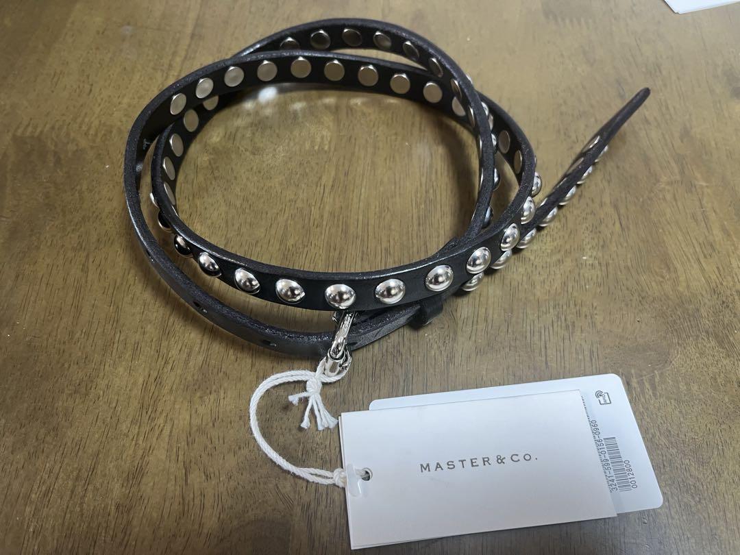 MASTER&CO. スタッズレザーベルト