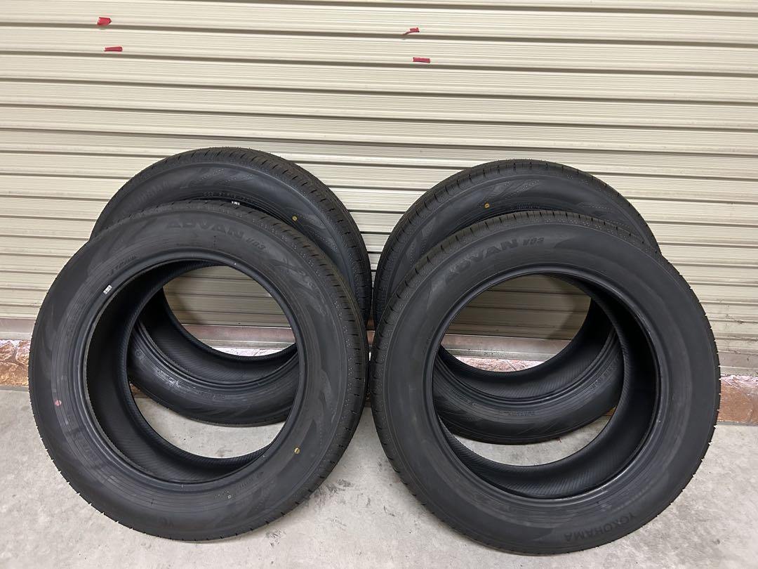 ADVAN 225/60R18 100H ヨコハマ V03 2024年製 新車外し 4本 送料