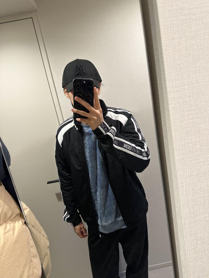 DIESEL ジャージ上下セット ブラック Lサイズ
