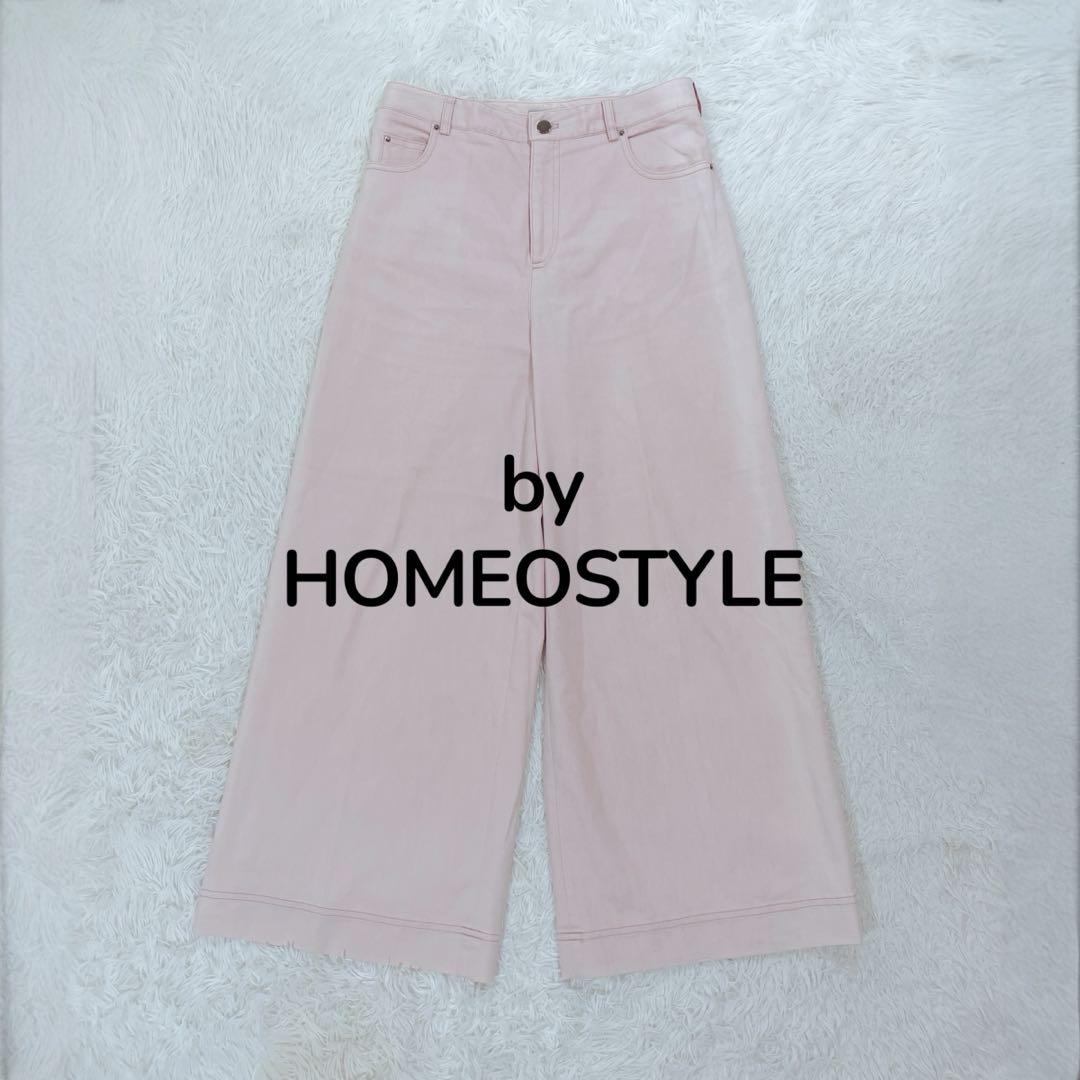 by HOMEOSTYLE♡ワイドパンツ コーラルピンク 2XL 大きいサイズ♪