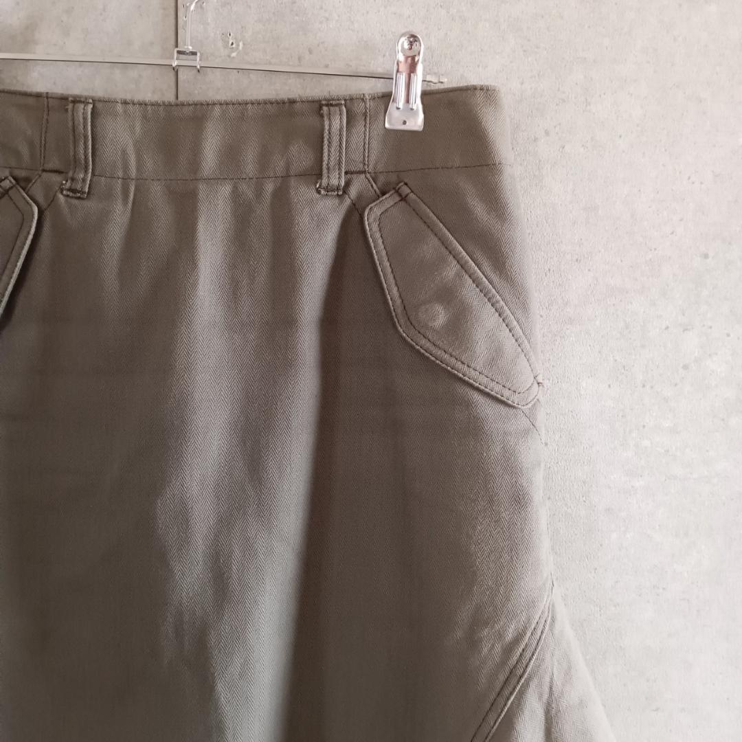 品質が完璧 sacai luck サカイラック スカート日本製 X1229 ひざ丈