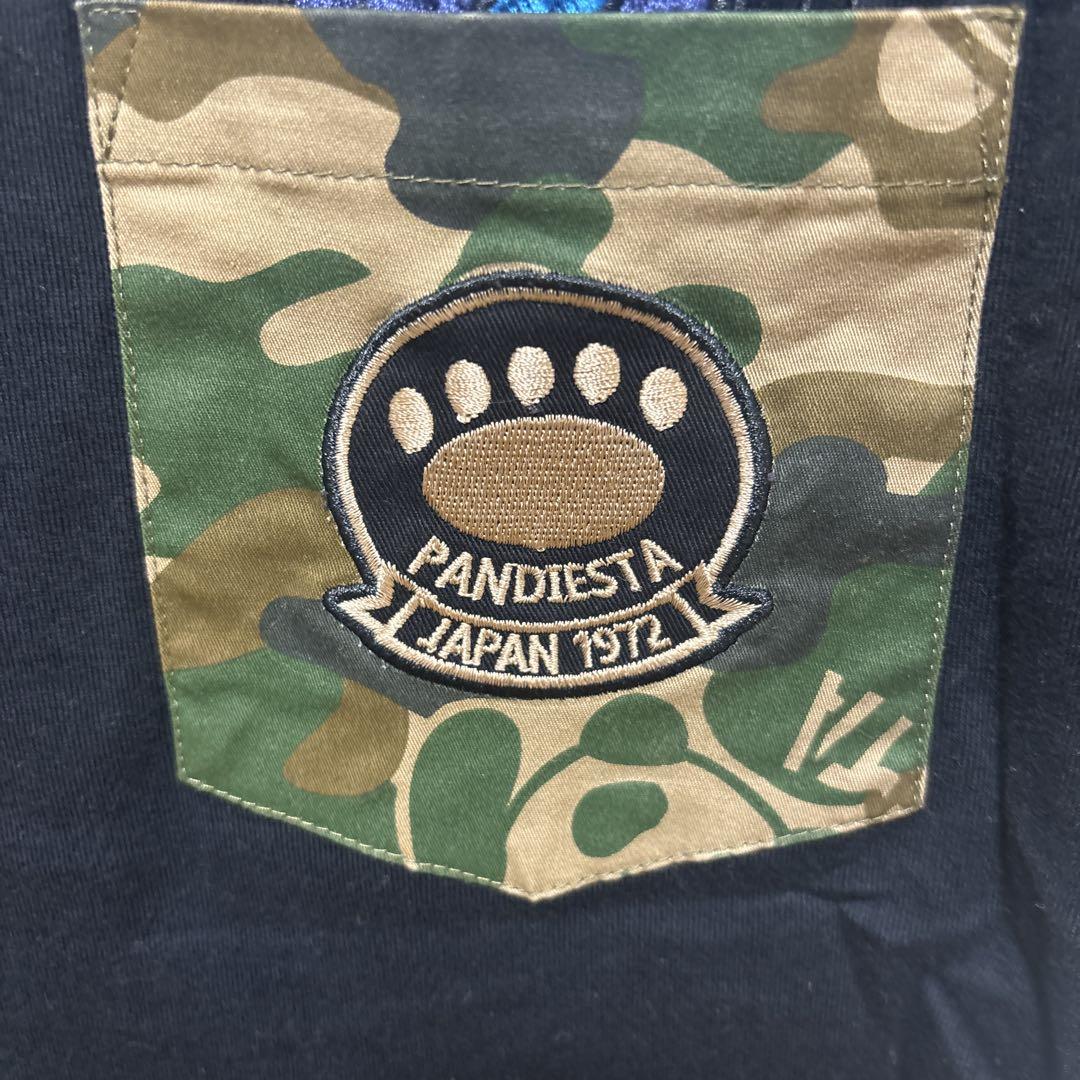 PANDIESTA JAPAN カモフラージュポケット Tシャツ M