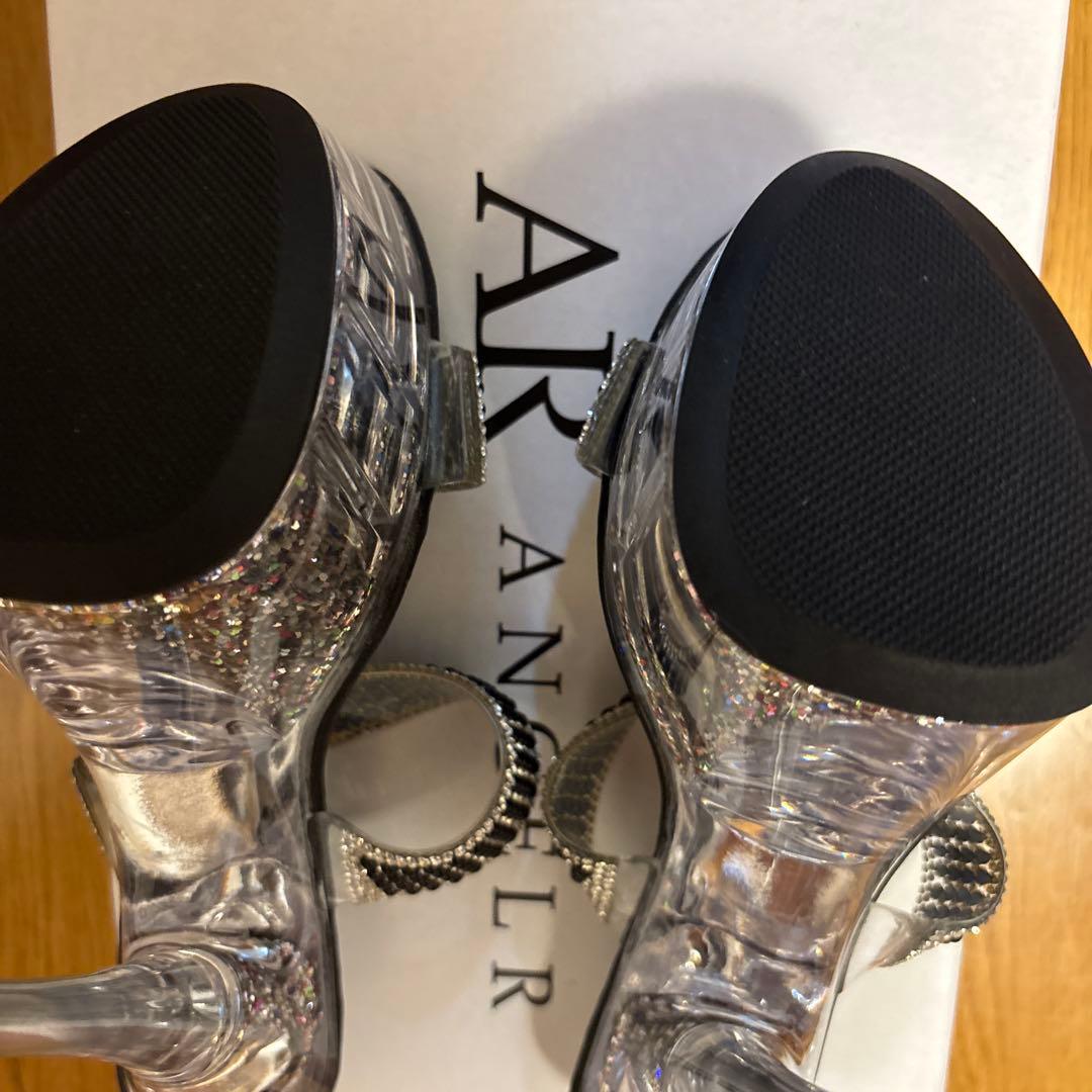 サンダル > 【Angel R/エンジェルアール】15cmヒール 黒 サンダル > 【Angel R/エンジェルアール】15cmヒール 黒