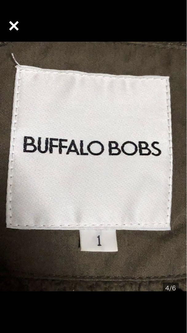バッファローボブス N-2B ジャケット BUFFALO BOBS 緑 ショート