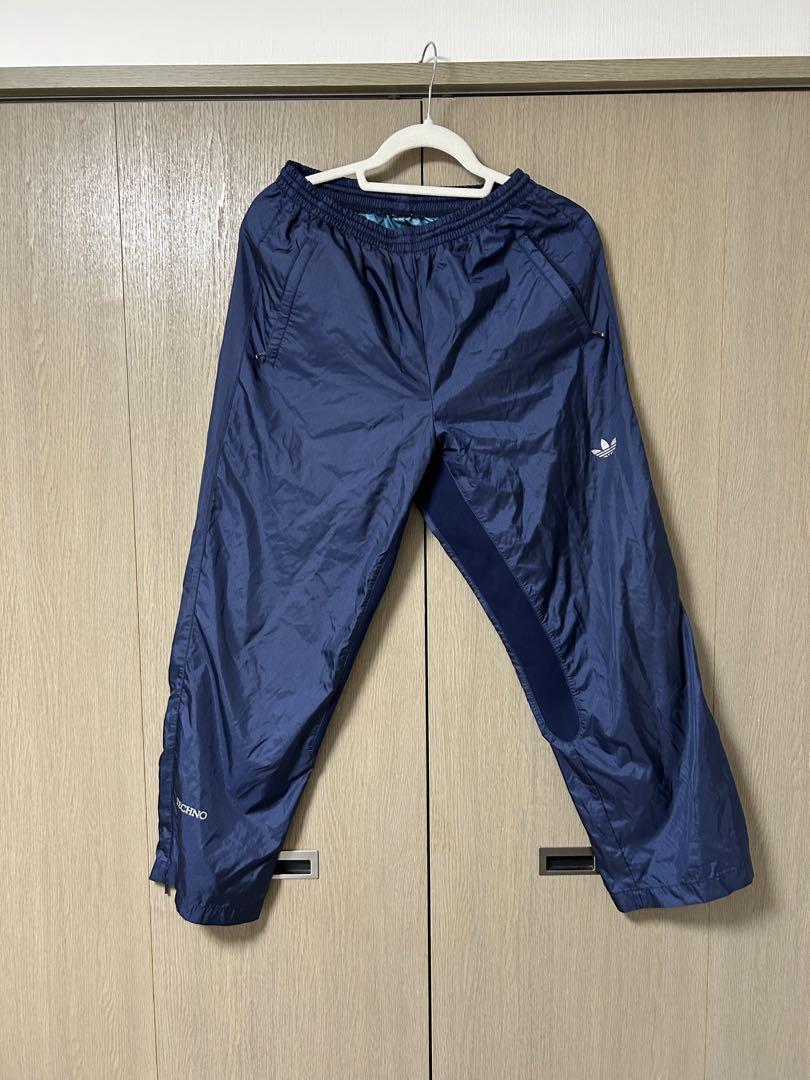 adidas ナイロンパンツ ネイビー デサント製 レア archive テック 7,308円