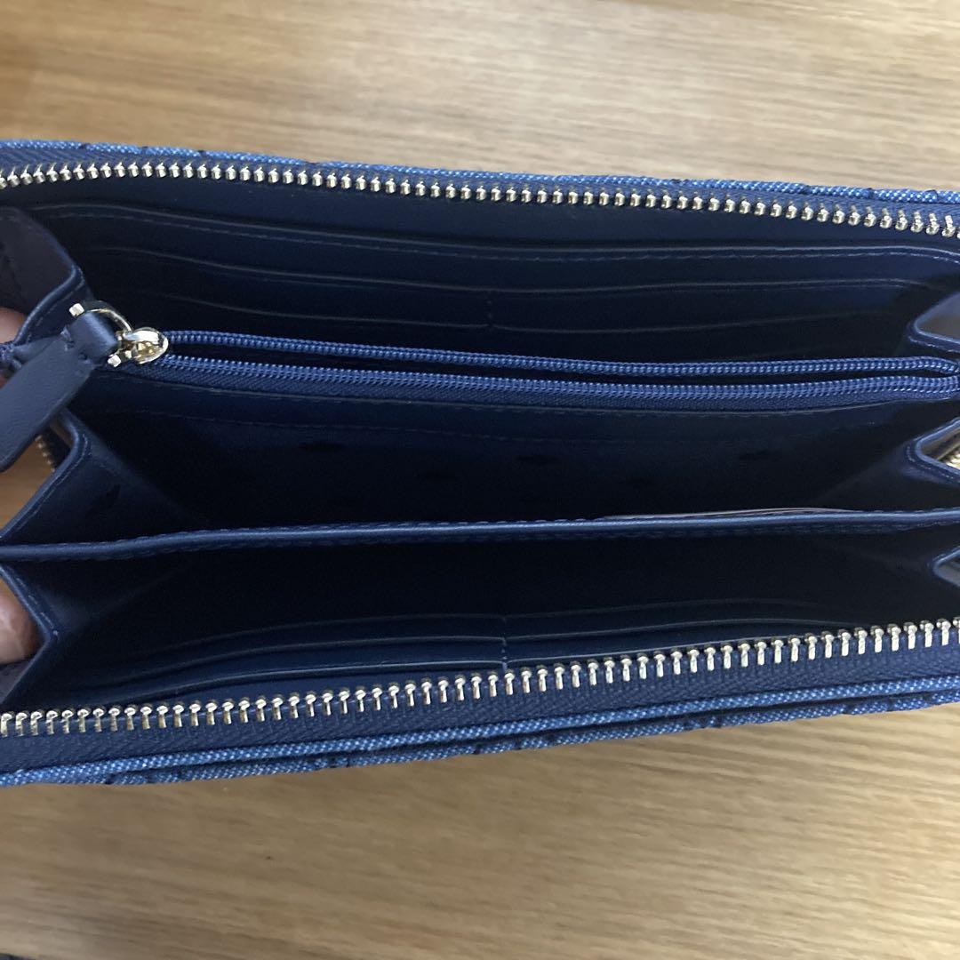 ★未使用★kate spade デニム　長財布　ケイトスペードニューヨーク