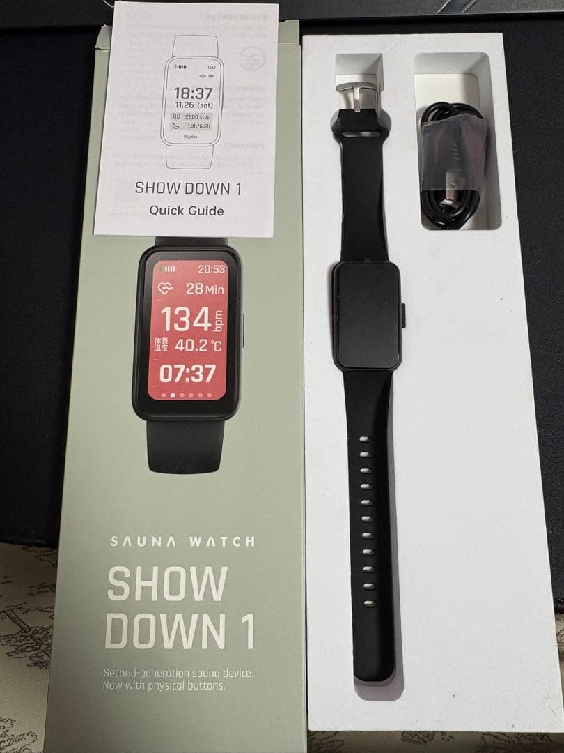 最高品質を待つ！ SAUNA WATCH SHOW DOWN 1 本体 開封 ♥目立った傷や汚れなし