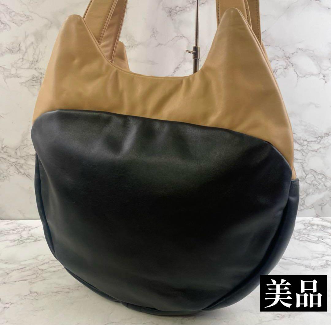 tsumori chisato ツモリチサト 猫ネコ 本革 レザー トートバッグ