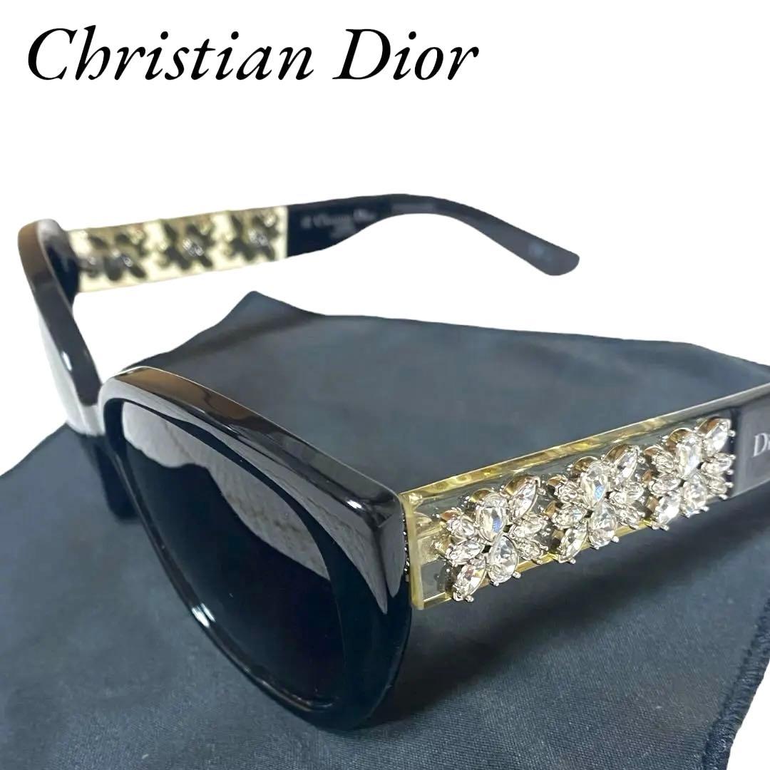 級 Dior クリスチャンディオール Mystere ビジュー サングラスChristian Dior