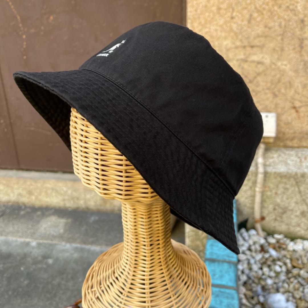 超KINGサイズ⭐️　KANGOL　バケットハット　黒　XXLサイズ　洗える帽子