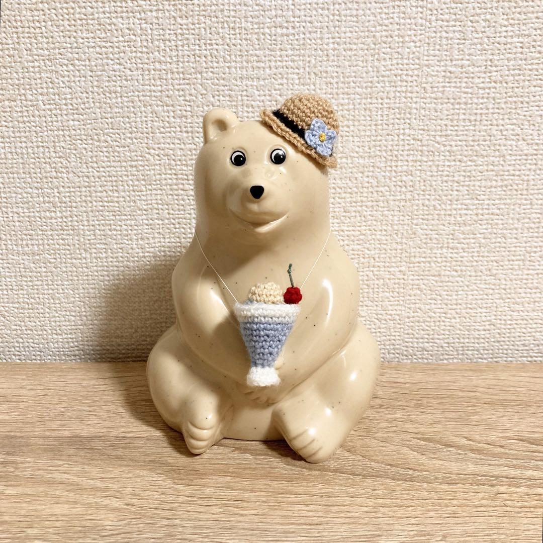 しろくま貯金箱 クリームソーダ セット - メルカリ