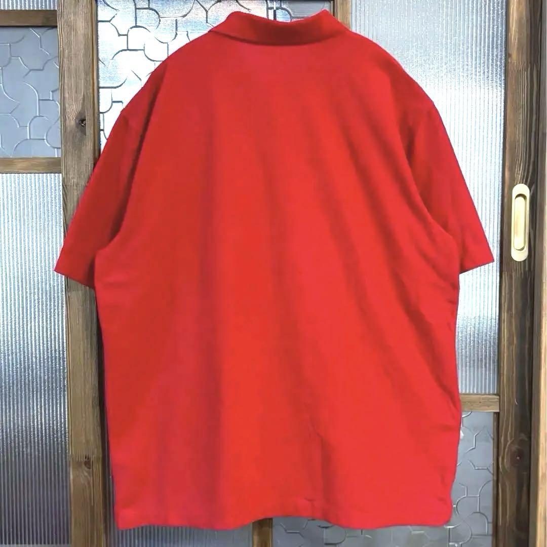 00s US古着　carhartt ストア系　半袖ポロシャツ　レッド　L