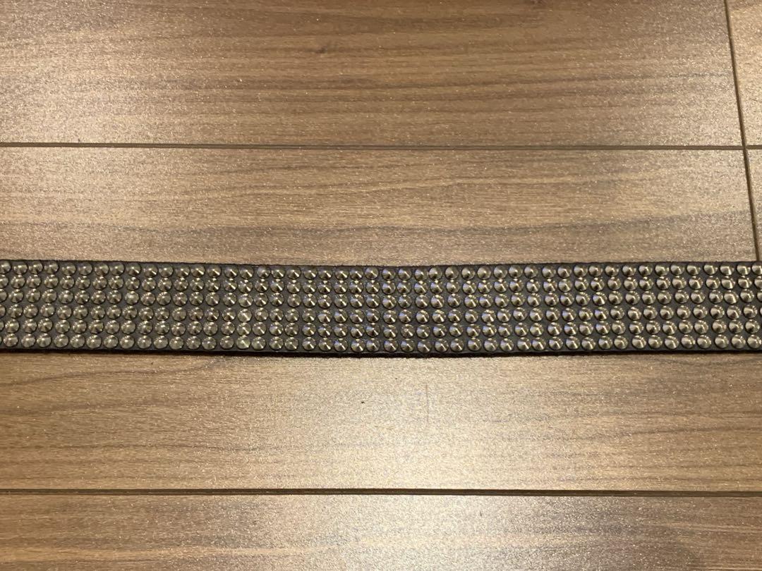 スタッズ付きレザーベルト PPFM Y2K - メルカリ