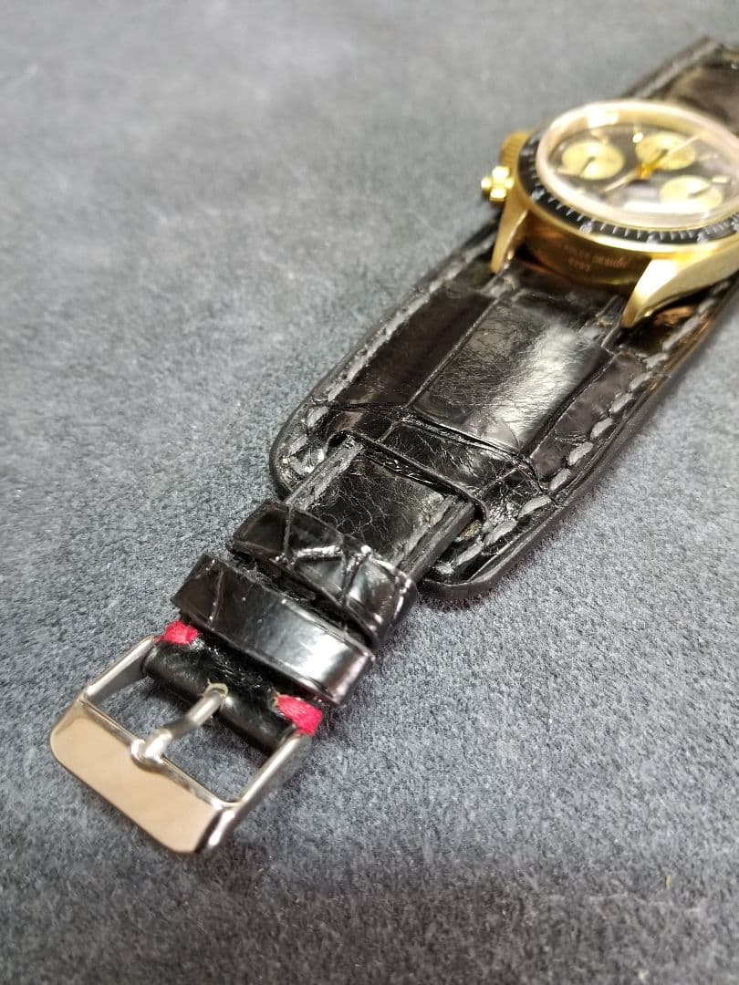 ネット限定】【ネット限定】19mm 本物 クロコダイル BUND ポール