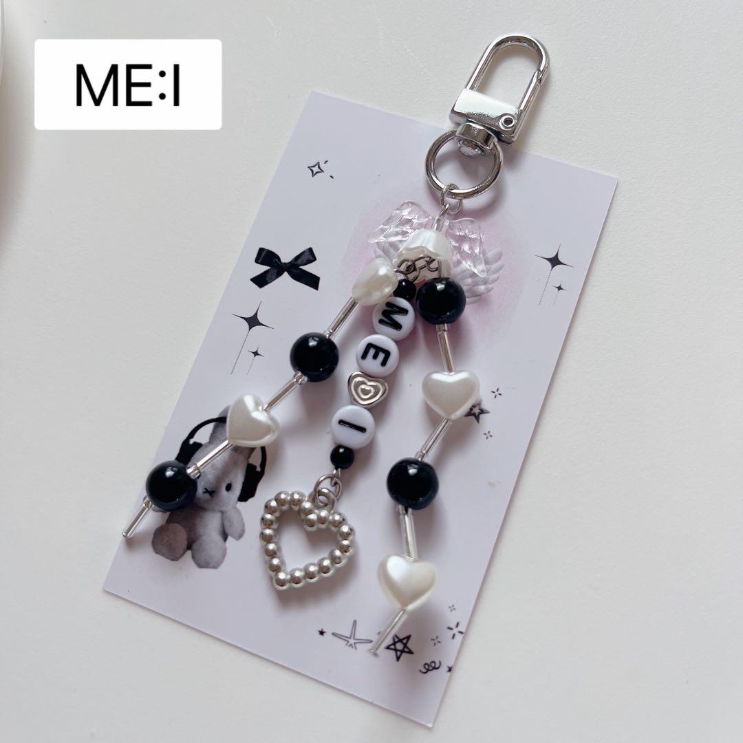 見事な創造力 no,122 ME:I♡韓国ビーズキーホルダーストラップ 推し アイドル K-POP・アジア