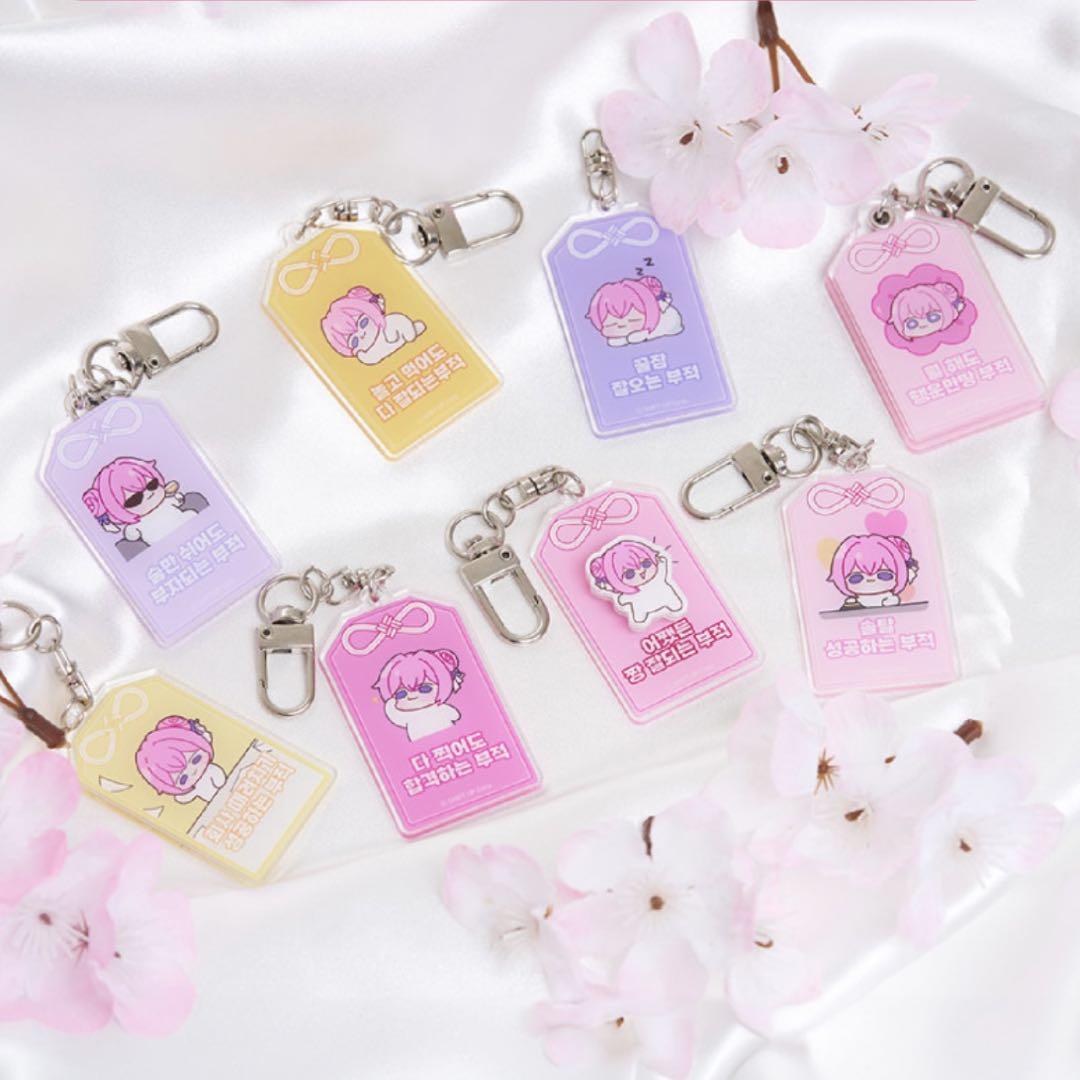 勝利の女神：NIKKE 公式品 ドロロン幸運お守りアクリルキーリング