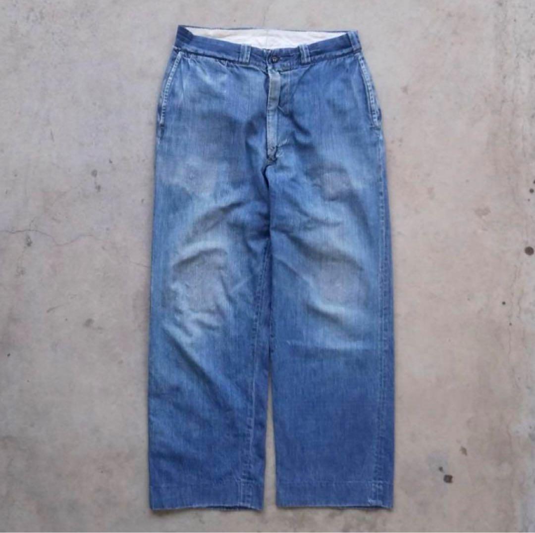 50s vintage BicMac Denim Pants