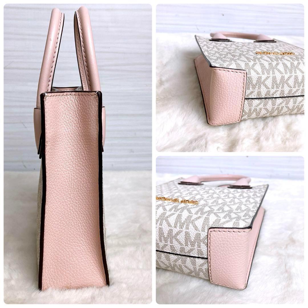 未使用級 MICHAEL KORS ブラックレザーミニショルダーバッグ 2way