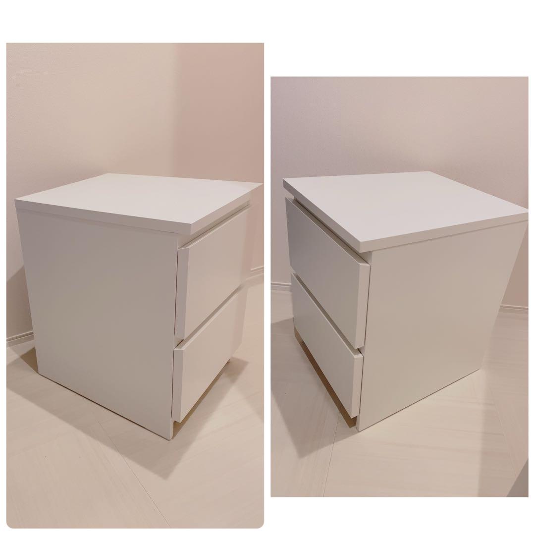 IKEA MALM サイドテーブル ベッドテーブル