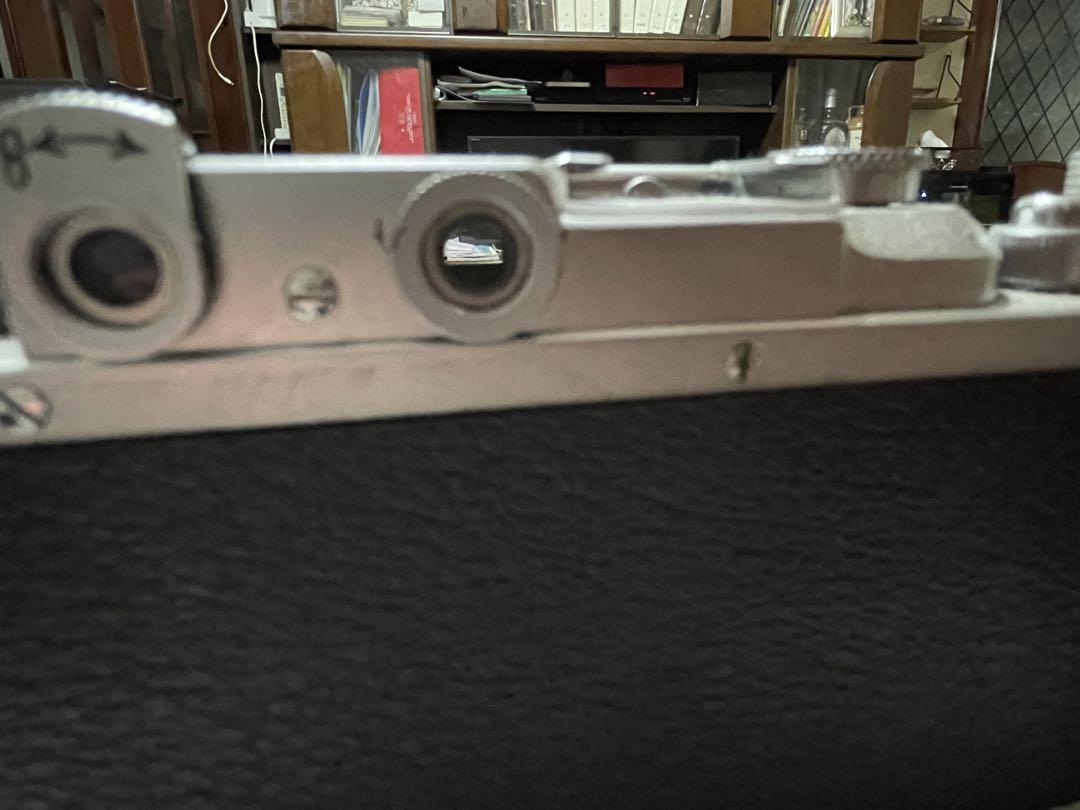Leica IIIa エルマー赤50㎜F3.5 ライカストラップ付