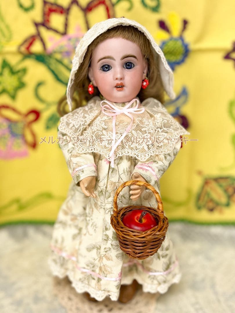 【希少】 ジュモー 2号 Jumeau ★ アンティーク ビスクドール