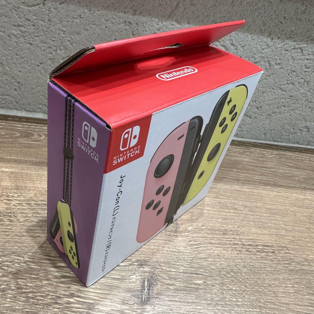 【新品未開封】パステルピンク パステルイエロー ジョイコン Switch